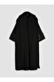 فيرايس وشال نسائي من الكريب الأسود المزخرف من LCW Modest - 5