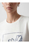 Lcw Everyday White Printed Soft Touch Women's T-Shirt - 3