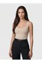 Women's Square Neck Thick Strap Snap Fastener Body Slim Fit Tight Fit Lycra Bodysuit