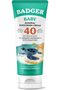 SPF 40 Baby Reef Safe Natural Mineral Sunscreen Cream with Clear Zinc Oxide, Broad Spectrum & Water Resistant, Chamomile, 2.9 Fl Oz
