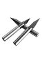 Black Ceramic Coated Tapered Flat V-Bit 6mm Shank Solid Carbide 6*45°*0.5 Marking CNC Router Bit