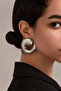 Silver Spiral Women's Design Earrings 5 cm - 2