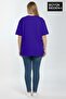تي شيرت نسائي أساسي مقاس كبير - تي شيرت قطني سادة 3XL-6XL SPR26BTSK510 - 4