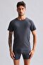 Egyptian Modal by Tencel Hercules Slim Fit Crew Neck Undershirt / T-Shirt Anthracite