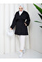 Semi-Lined Torino Fabric Oversize Trench Coat Rc3136 - 4