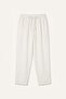 Relax Fit Elastic Waist Beige Trousers H6570Ax26Sm - 8
