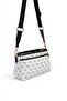 White - Black Monogram Women's Crossbody Bag Sp1184 - 4