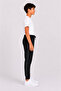 Boy's Cotton Striped Detailed Sweatpants Black-26116 - 2