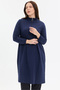 Stand collar two thread zippered tunic - 4