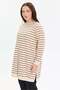 Two Thread Striped Basic Women's Tunic - 5