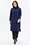 Stand collar two thread zippered tunic - 2