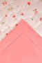 Pink Flowers Double Quilted Pique & Multi-Purpose Bedspread - 3 Pieces - 5