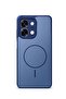vivo Y51 Pro 5G 2026 SilkTouch Premium Matte Silicone Protective with Thin Magsafe Case Cover - 4