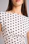Fitted Crew Neck Short Sleeve White T-Shirt I2032Ax26Sp - 4
