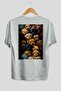 For Dog Lovers 30 White Oversize T-Shirt with Dog Print on the Back 100% Cotton Unisex Dog Lover Premium Design