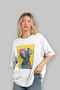 For Dog Lovers 13 Front Dog Prints White Oversize T-Shirt 100% Cotton Unisex Dog Lover Premium Design - 4