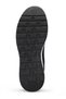 Comfortable Lace-Up Running Shoes Black and White Men's Sports Shoes - 7