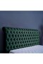 AURORA HEADBOARD CHANEL OLIVE GREEN L-180 : H-125 CM - 3