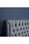 NEPTUNE HEADBOARD CHANEL GREY L-200 : H-125 CM - 4