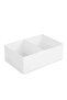 Ease 2-compartment Foldable Clothes Organizer 34x51x18cm - White - 3