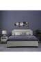 Andromeda Headboard Velvet White L-180 : H-125 Cm - 6
