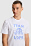 Men's White Regular Fit Crew Neck T-Shirt 50322498-Vr013 - 2