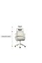 Libra Office High Back Chair Mesh & Fabric - Grey & White - 8