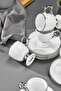 Zenora 6-Person 90 ml Porcelain Coffee Cup Set Ckr4526 - 7