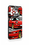 Samsung A23 Compatible Red Supra Patterned Silicone Case - 3