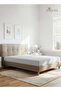Pure Combed Cotton Fitted Bedsheet King Size 180x200 cm White, 400 Thread Count Cool Luxury Soft