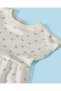 Infant Girls Cream Printed Casual Dress - 2