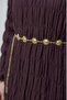 Fine tencel fabric long dress with drawstring textured belt detail - 4
