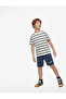 Boy's Cotton Printed Shorts with Tie Waist - 3