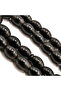 Yusr Rosary 33 Beads 8.5x11.5mm Black Oval Prayer Beads 24g Tasbih - 4