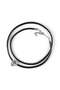 Loom Pure 925 Sterling Silver, Leather Necklace for Men, Handmade Necklace, 6.00 grams of Silver, Jewelry for Casual & Special Occasion. - 4