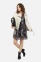 Women's Patterned Stylish Chiffon Dress - 4