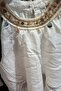 Ekru Embroidered Collar Long Dress 3454 - 5