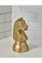 Gold Metal Decor Accent With Marble Base