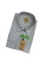 Men's Classic Wide Cut Plain Filafil Woven Long Sleeve Shirt - 2