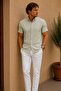 Ribbed 100% Cotton Short Sleeve T-Shirt - 2