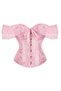 Vintage / Victorian Pink Lace Lolita Y2K Princess Corset