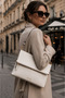 Vegan Leather 4-Compartment Premium Quality Shoulder and Hand Bag David Jones Paris 1987