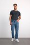 76082-70965 Men's Tapered Fit Mid Waist Slim Leg Denim Pants 76082-70965