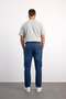 76094-73602 Men's Tapered Fit Mid Waist Slim Leg Denim Pants 76094-73602 - 3