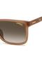 UV Protected Sunglasses Matte Brown Frame Brown Shaded Mirror Lens 57mm - C-FLEX-01/G/S-YZ4 - 5