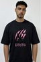 Blackpink Kpop_1 Design Printed Oversize Black T-Shirt