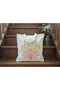 Lotus Bloom Hand-Painted Canvas Tote Bag