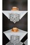 6 Piece Gardenia French Guipure Detailed Living Room Display Cabinet, Silver Napkin Holder - 3