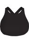 Women's Black High Neck Bralette Bikini Top