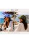 Women's Safari Tie-Back Hair Bandana, Visor Hat, Trendy Summer Beach Bandana